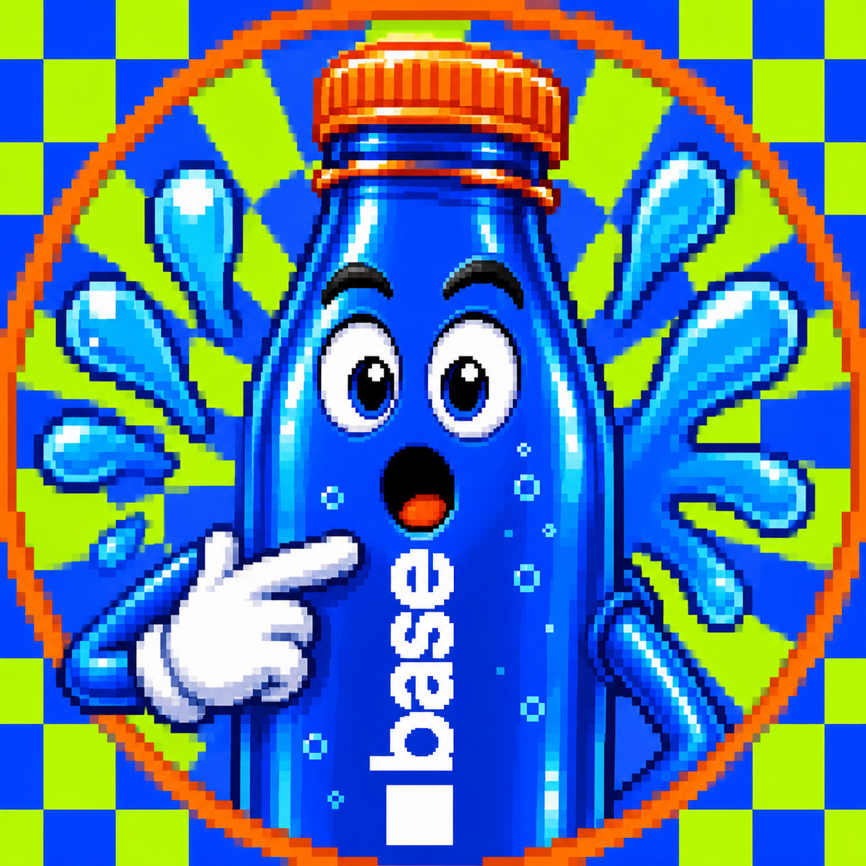 Surprised Juice BASEJUICE pixel avatar